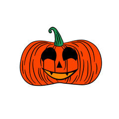 halloween pumpkin ghost