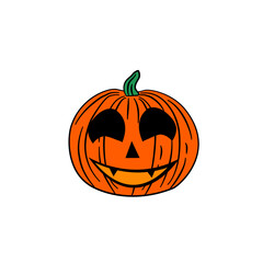 halloween pumpkin ghost