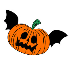 halloween pumpkin ghost