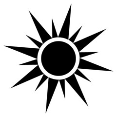 sun vector, icon, symbol, logo, clipart, isolated. vector illustration. vector illustration isolated on white background.