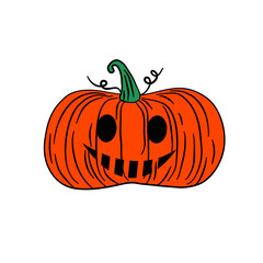 halloween pumpkin ghost