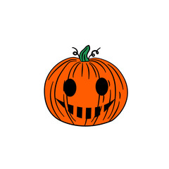 halloween pumpkin ghost