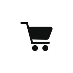 flat design, vector icon for a shopping cart. On a white background, alone.
Shopping Cart Icon, excellent vector icon in flat design