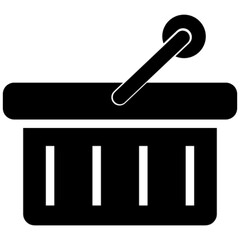 shopping basket vector, icon, symbol, logo, clipart, isolated. vector illustration. vector illustration isolated on white background.