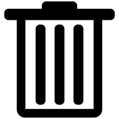 recycle bin vector, icon, symbol, logo, clipart, isolated. vector illustration. vector illustration isolated on white background.