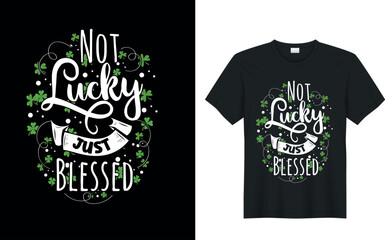 St. Patrick's Day calligraphy  vector t-shirt design