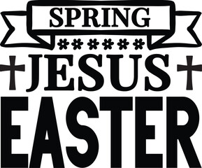 Spring Jesus Easter SVG cute files