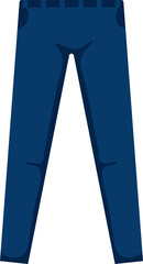 Blue trousers or jeans,formal attire,Men fashion and set men accessories isometric vector concepts.