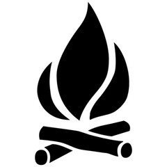 camp fire vector, icon, symbol, logo, clipart, isolated. vector illustration. vector illustration isolated on white background.