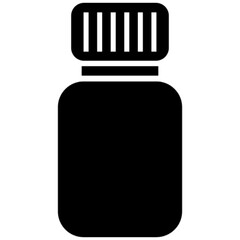 medicine bottle vector, icon, symbol, logo, clipart, isolated. vector illustration. vector illustration isolated on white background.
