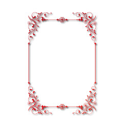 frames in vintage style with elements of ornament, art, pattern, background, texture