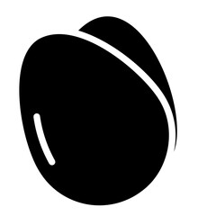 egg glyph icon
