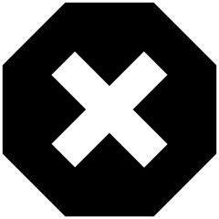 Obraz premium no sign vector, icon, symbol, logo, clipart, isolated. vector illustration. vector illustration isolated on white background.