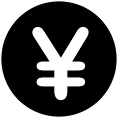 yen vector, icon, symbol, logo, clipart, isolated. vector illustration. vector illustration isolated on white background.