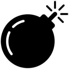 bomb vector icon symbol logo clipart isolated. vector illustration. vector illustration isolated on white background.