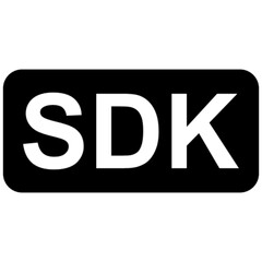 sdk vector, icon, symbol, logo, clipart, isolated. vector illustration. vector illustration isolated on white background.