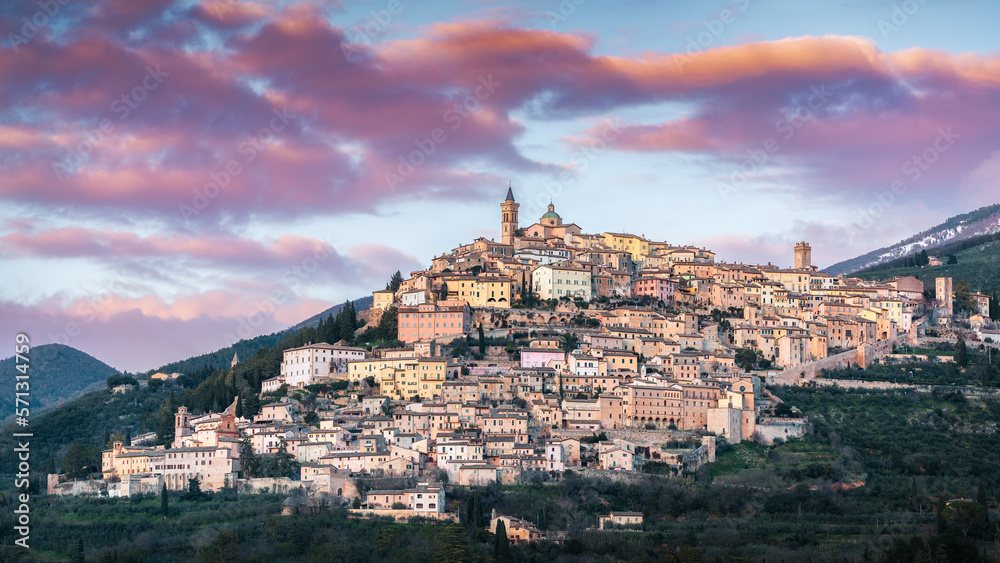 Wall mural Trevi Umbria -Italia