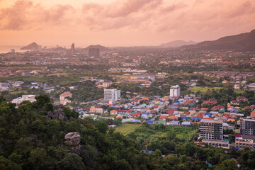 Fototapeta premium THAILAND PRACHUAP HUA HIN CITY VIEW