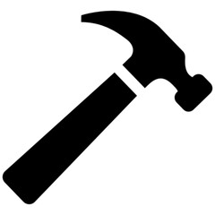 hammer vector icon symbol logo clipart isolated. vector illustration. vector illustration isolated on white background.