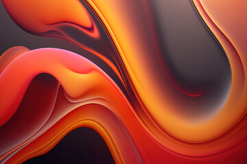 abstract liquid effect background.Generative Ai