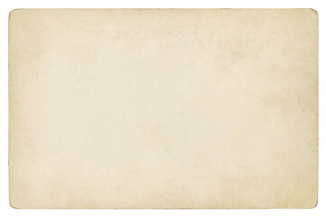 Vintage paper background isolated - (clipping path included)