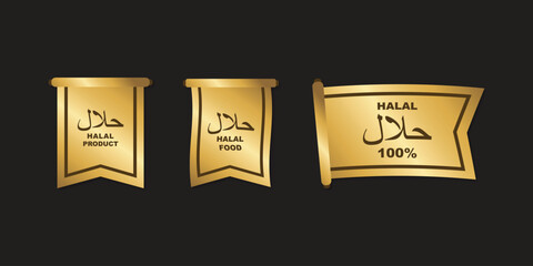 Halal, Safe and Reliable with the Halal Icon label design. This icon can be used in various halal product and tourism applications.