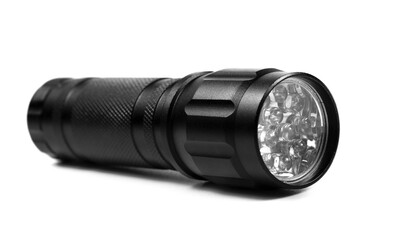 flashlight on white background