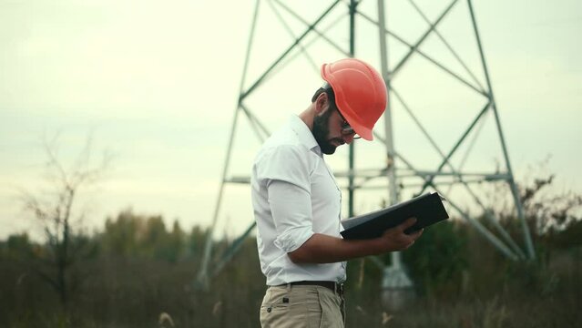 constructor inspector on electric substation	