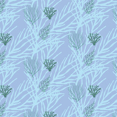 Background with seaweed.