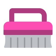 Cleaning Brush Flat Icon