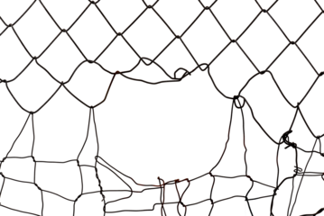 Background of metal mesh or wire on a white background