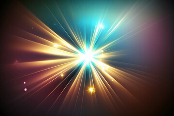 Obraz premium Light effects background new quality universal colorful technology stock image illustration design, generative ai