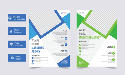 Modern business corporate flyer