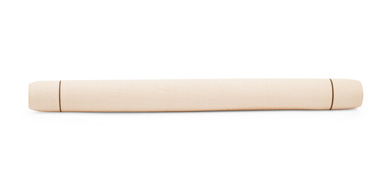 Domestic kitchen rolling pin made of wood