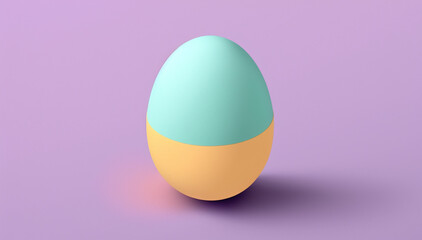 Fototapeta premium Time for chocolate Easter eggs, happy Easter