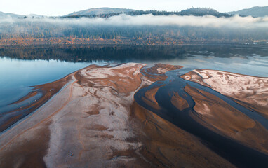 sunrise on the Columbia River Gorge