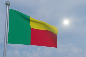 National Flag in the Sun - Benin