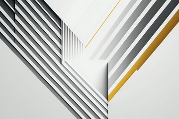 Black, white and orange abstract lines background