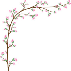 Obraz na płótnie Canvas sakura sprig