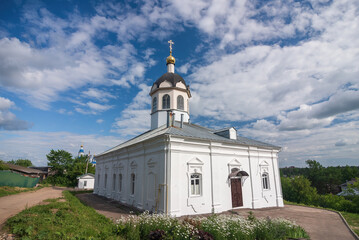 Fototapeta na wymiar Church of the Entrance to Jerusalem in Arzamas, Russia.