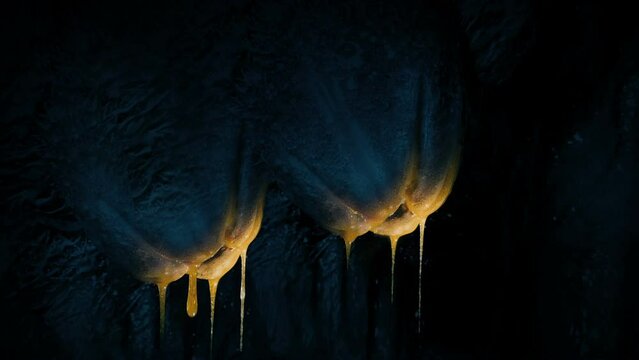 Alien Eggs Drip Glowing Slime