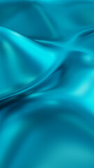 portait vertical Abstract light blue metallic curved wave background 3d render. Design element suitable for backgrounds, banners, covers, wallpapers, posters, canvas