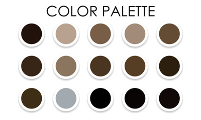 Universal color palette for design. Vector illustration