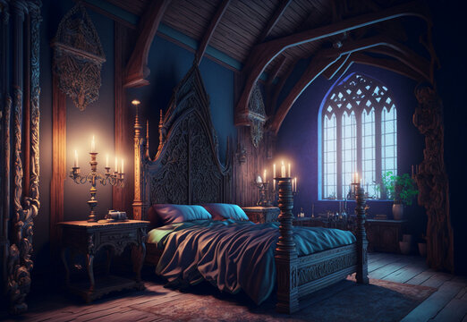 Baroque and Medieval Bedroom Design Ideas
