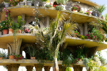 thai temple in the garden