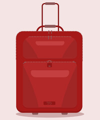 Red suitcase