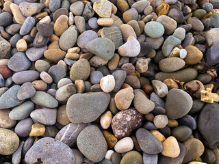 Pebbles close up. 