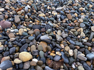 Pebbles on the beach