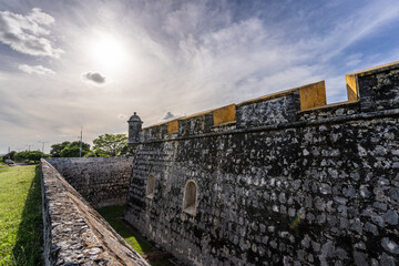 Fort of San Jose el Alto, Spanish colonial fort in Campeche, Mexico.