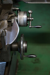 Handle for lathe processing
